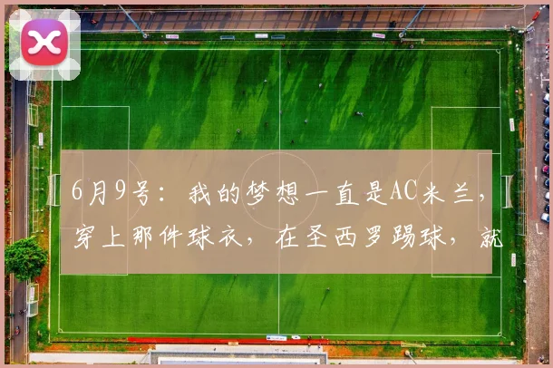 6月9号:我的梦想一直是AC米兰,穿上那件球衣,在圣西罗踢球,就是我的一切_纽卡斯尔_桑德罗·托纳利_国米